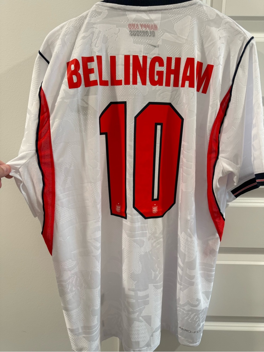NWT 2026 England Bellingham Home Player Version Soccer Jersey Men's 2XL